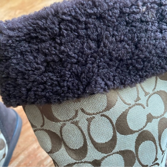 COACH Kally monogram Boots size 7 - Picture 6 of 9